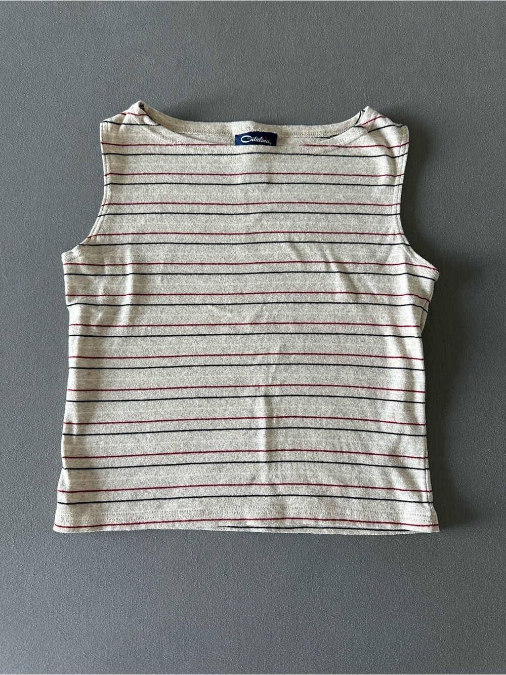 Vintage Catalina Striped Tank Top